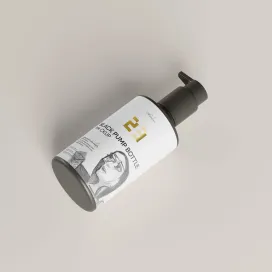 Black Plastic Pump Bottle 04